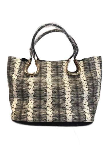 Wholesaler Lantadeli - Python shopping bag with pouch