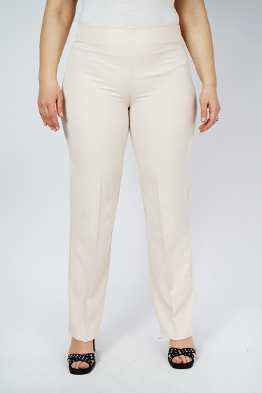 Wholesaler YOU UDRESS - BEIGE STRAIGHT FIT BOMBERS TROUSERS