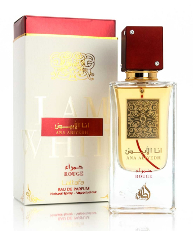 Wholesaler LATTAFA - Eau de Parfum Ana Abiyedh Rouge 60ml by Lattafa