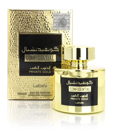 Wholesaler LATTAFA - Confidential Private Gold Eau de Parfum 100ml by Lattafa