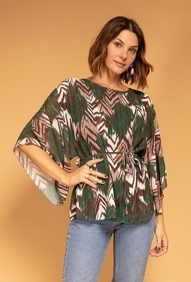 Wholesaler Laura & Laurent - Graphic printed blouse