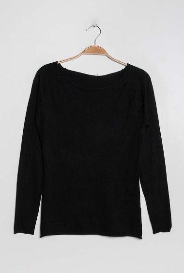 Wholesaler Laura & Laurent - Soft basic sweater