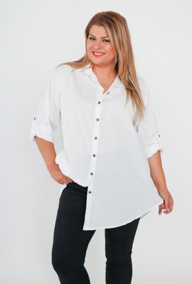 Mayorista LAURA PARIS (MKL) - Camisa algodón liso