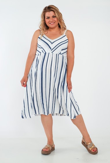 Wholesaler LAURA PARIS (MKL) - Striped dress