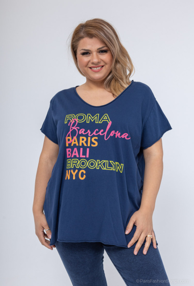 Wholesaler LAURA PARIS (MKL) - T-shirt with city names