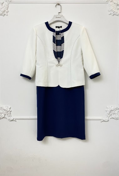 Wholesaler Lautinel - Jacket set with matching lace dress