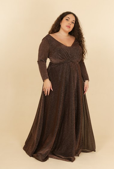 Wholesaler Lautinel - Evening dress with sleeve