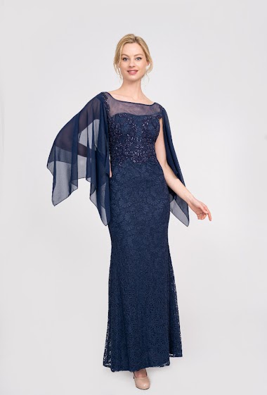 Wholesaler Lautinel - Lace evening dress