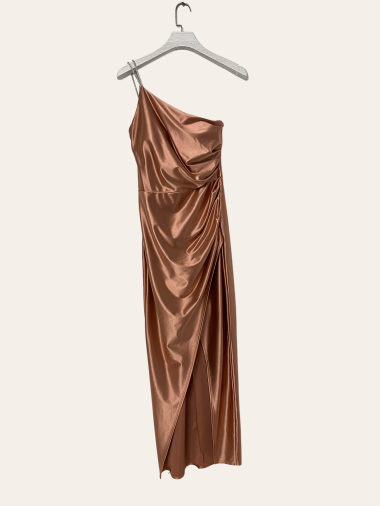 Großhändler Lautinel - Asymmetrisches, figurbetontes Abendkleid