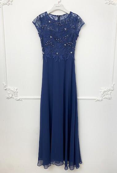 Wholesaler Lautinel - Diamond Rhinestone Evening Dress