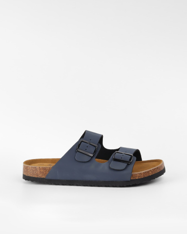 Wholesaler LBS collection - Men's mules with 2 buckles