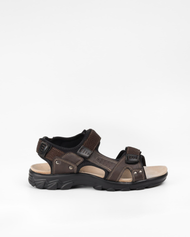Wholesaler LBS collection - Men's sandals with three straps and Velcro closure