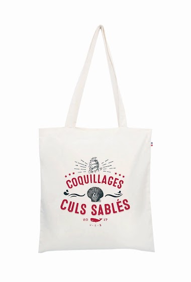 Wholesaler Le Tote-bag Français - Coquillages et culs sablés