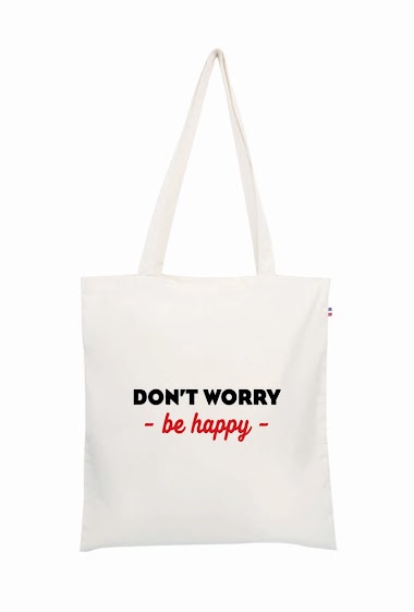 Wholesaler Le Tote-bag Français - Don't worry be happy
