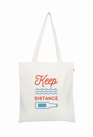 Großhändler Le Tote-bag Français - Keep distance