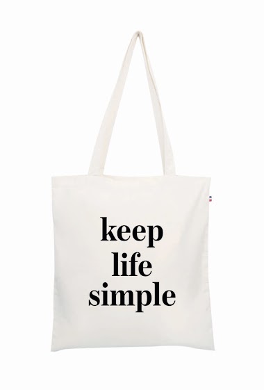 Wholesaler Le Tote-bag Français - Keep life simple
