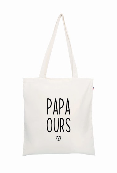 Wholesaler Le Tote-bag Français - Papa ours