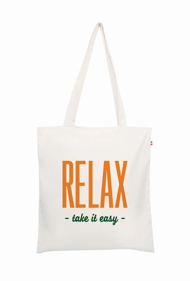 Grossiste Le Tote-bag Français - Relax, take it easy