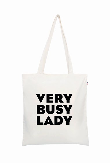 Wholesaler Le Tote-bag Français - Very busy lady