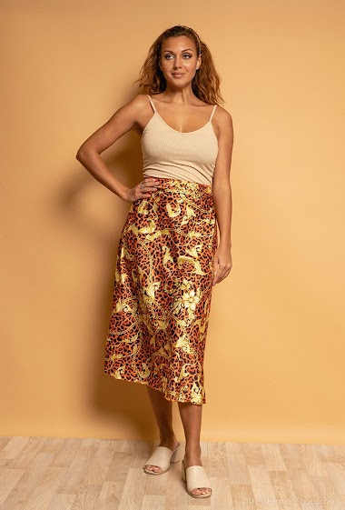 Großhändler Léa-J - Printed maxi skirt