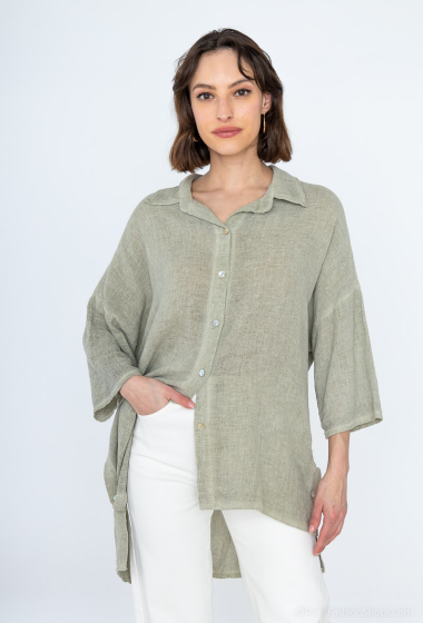 Wholesaler Léa & Luc - Shirt with buttons on 2 sides