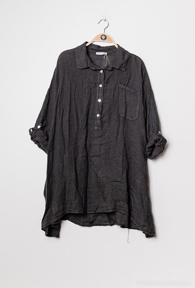 Wholesaler Léa & Luc - Long linen shirt
