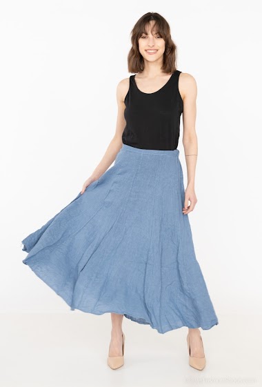 Wholesaler Léa & Luc - Linen maxi skirt