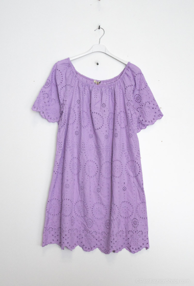 Wholesaler Léa & Luc - Cotton embroidery dress