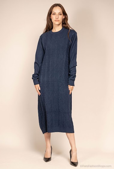 Wholesaler Léa & Luc - Cable knit dress