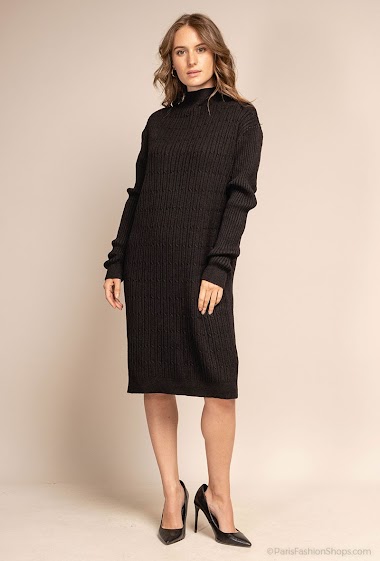 Großhändler Léa & Luc - Cable knit dress