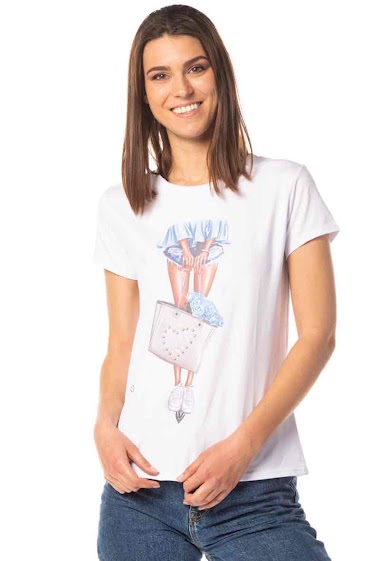 Mayorista Léa & Luc - Camiseta algodon estampado