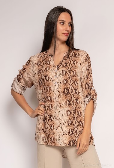 Großhändler Leana Mode - Python print blouse