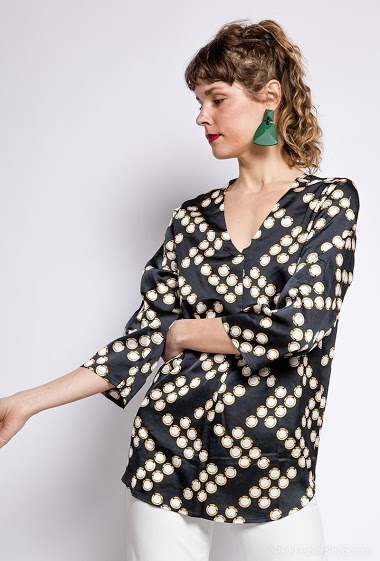 Großhändler Leana Mode - Printed blouse
