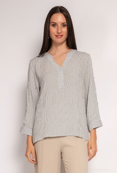 Großhändler Leana Mode - Striped blouse