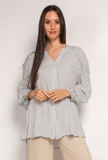 Großhändler Leana Mode - Striped shirt