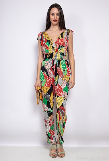 Wholesaler Leana Mode - Tropical print jumpsuit