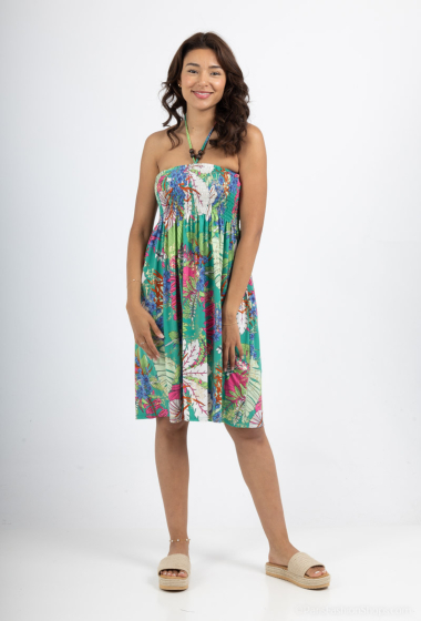 Wholesaler Leana Mode - Short sleeveless strapless dress