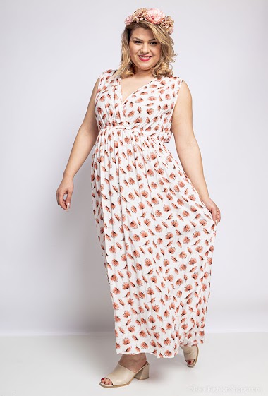 Wholesaler Leana Mode - Flower print maxi dress