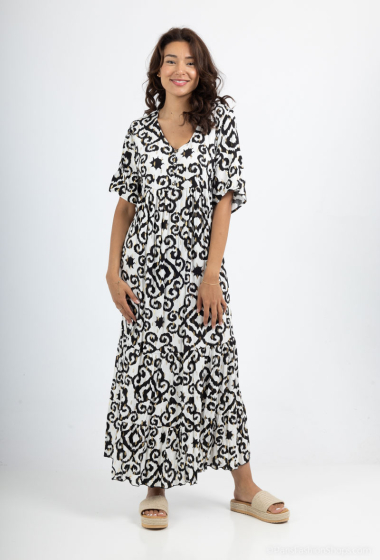 Wholesaler Leana Mode - Long printed dress