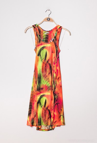 Wholesaler Leana Mode - Stretch print dress
