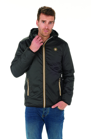 Wholesaler FRANCE DENIM - Color zip fleece lined jacket