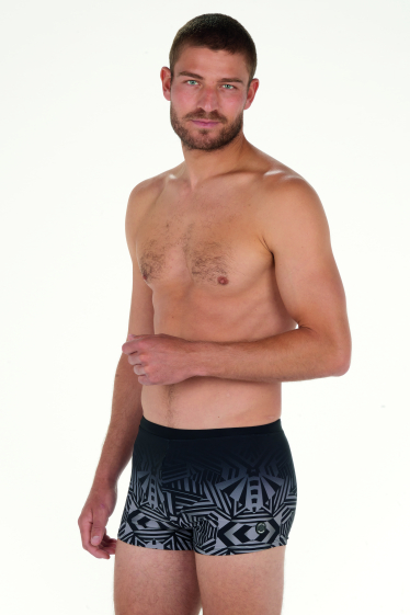 Wholesaler LEMON BAY by France Denim - Optic Gradient Aop Swim Boxer Shorts