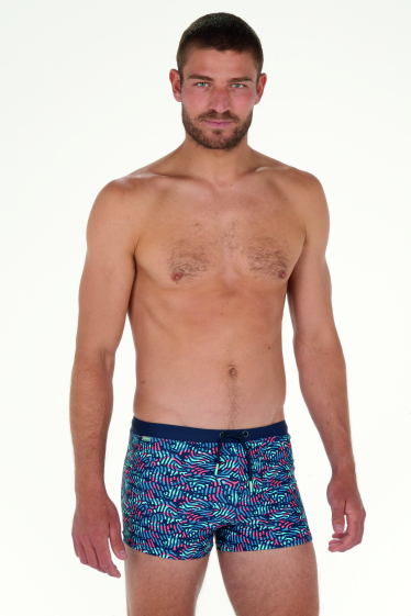 Wholesaler LEMON BAY by France Denim - Aop Sea Swim Boxer Shorts