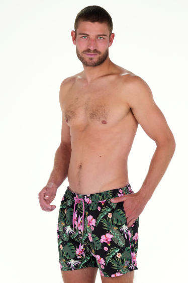 Wholesaler LEMON BAY by France Denim - Hawaii all-over swim shorts