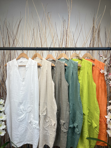 Wholesaler L'Emotion - 100% Linen Dresses