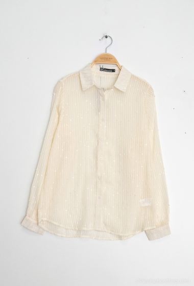 Wholesaler Les Bonnes Copines - Printed shirt pants set