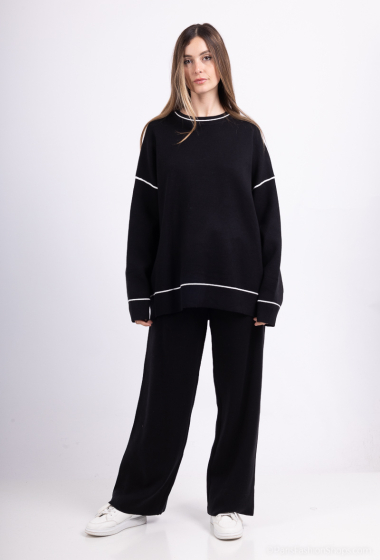 Wholesaler Les Bonnes Copines - Knit sweater pants set