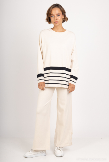 Wholesaler Les Bonnes Copines - Long sweater and pants set