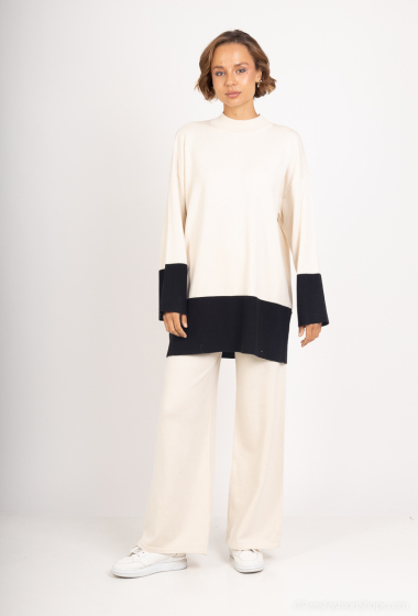 Wholesaler Les Bonnes Copines - Long sweater and pants set