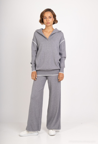 Wholesaler Les Bonnes Copines - Long sweater and pants set